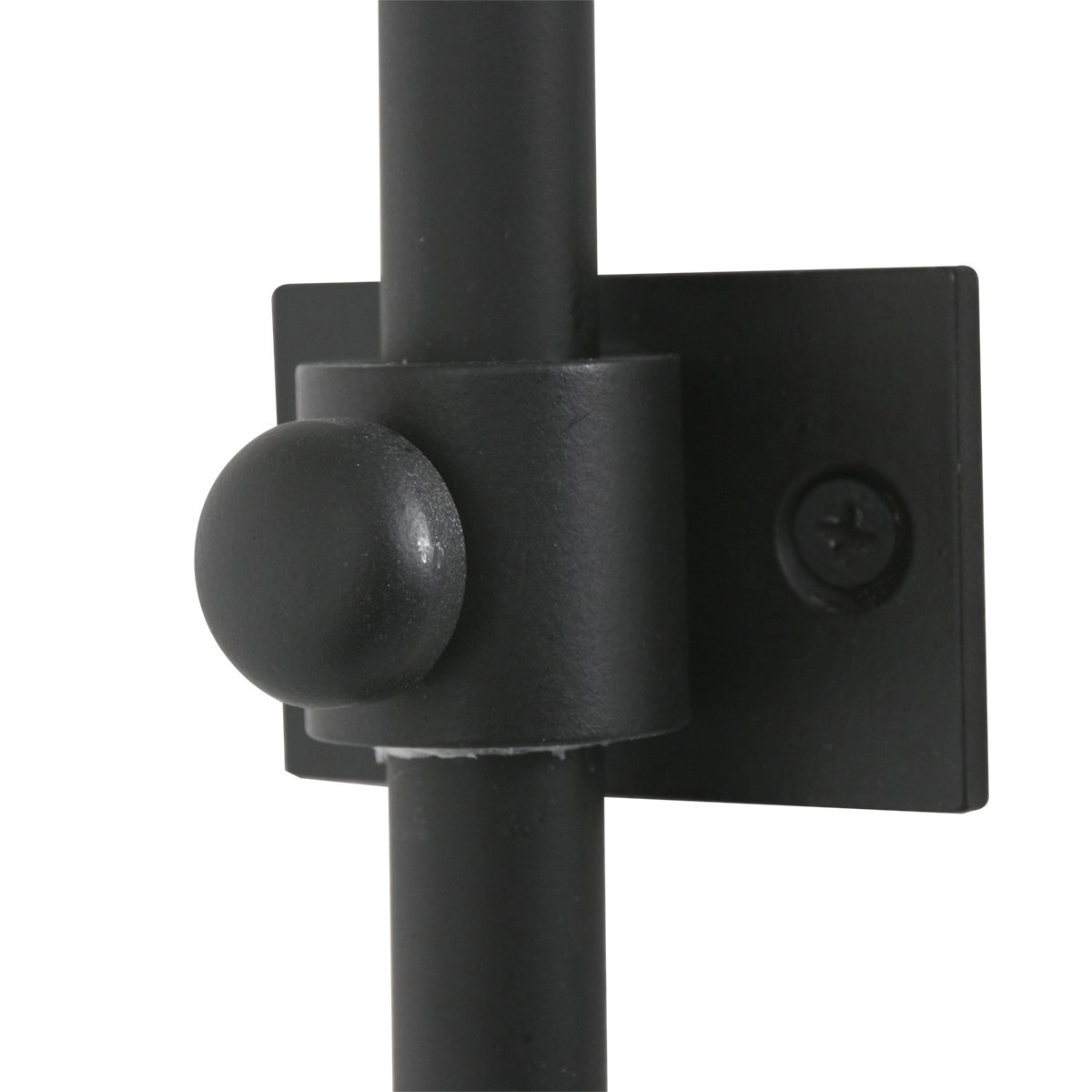 Wall Arc Lamp Sparkled black with taupe velvet shade Steinhauer 8712746146103