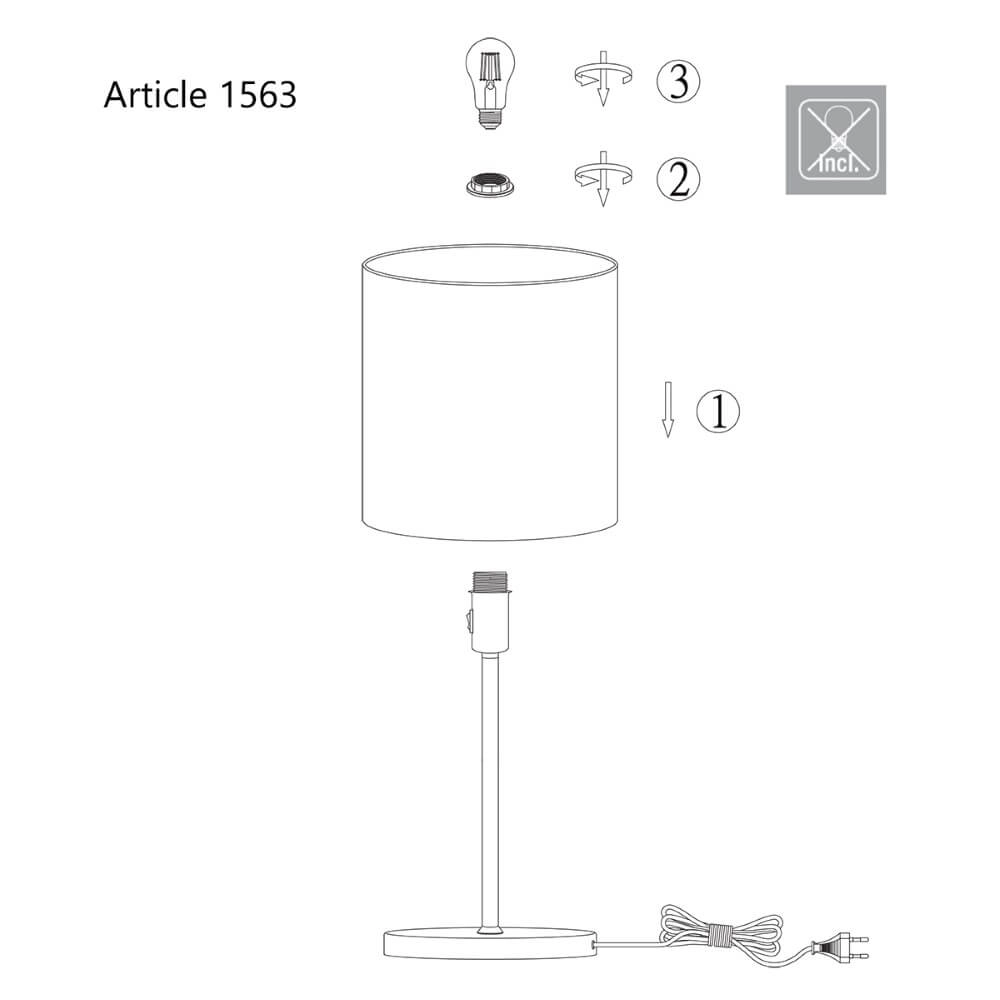 Table lamp Noor Steinhauer 8712746122138