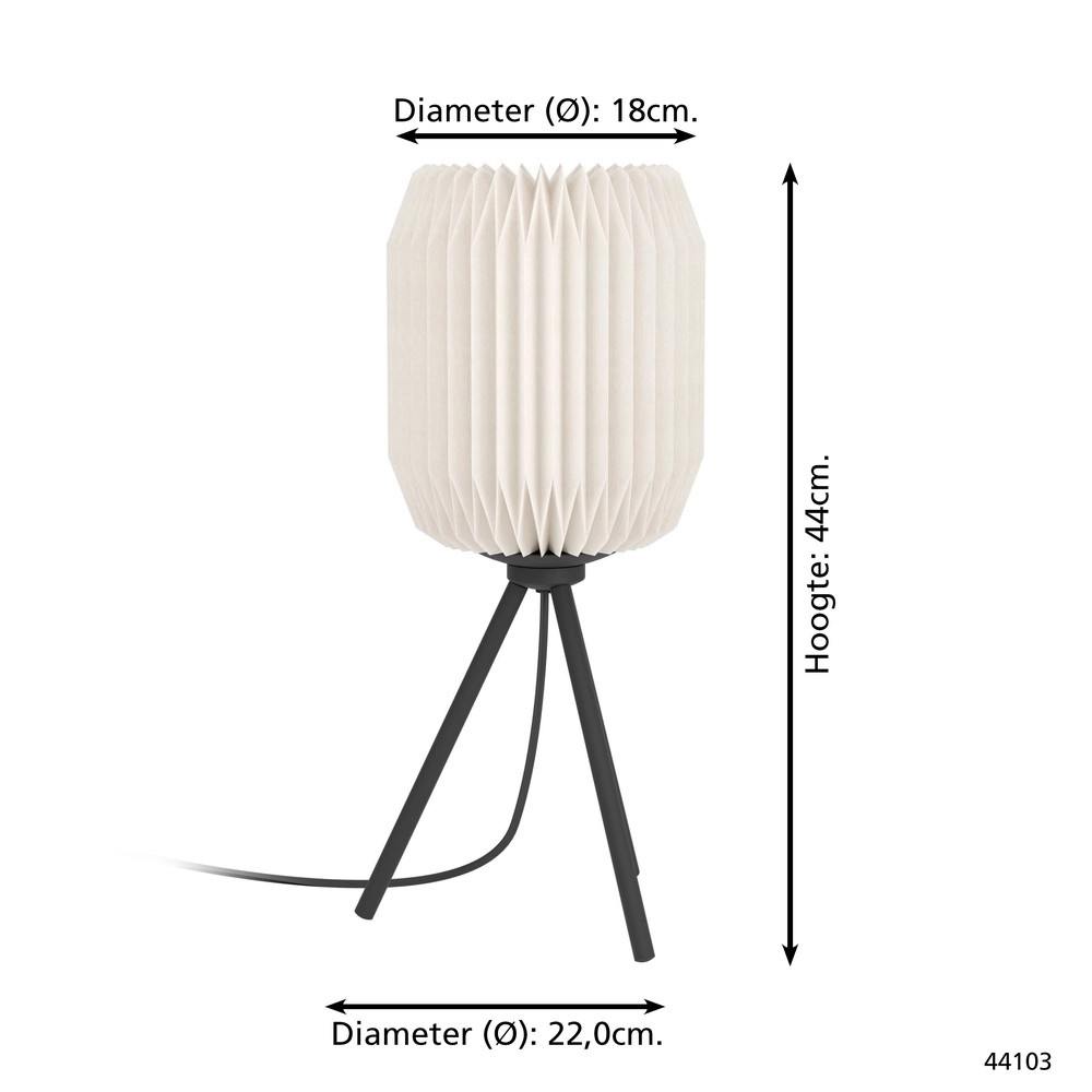 Table lamp Belgrave with paper cover Eglo 9002759441036