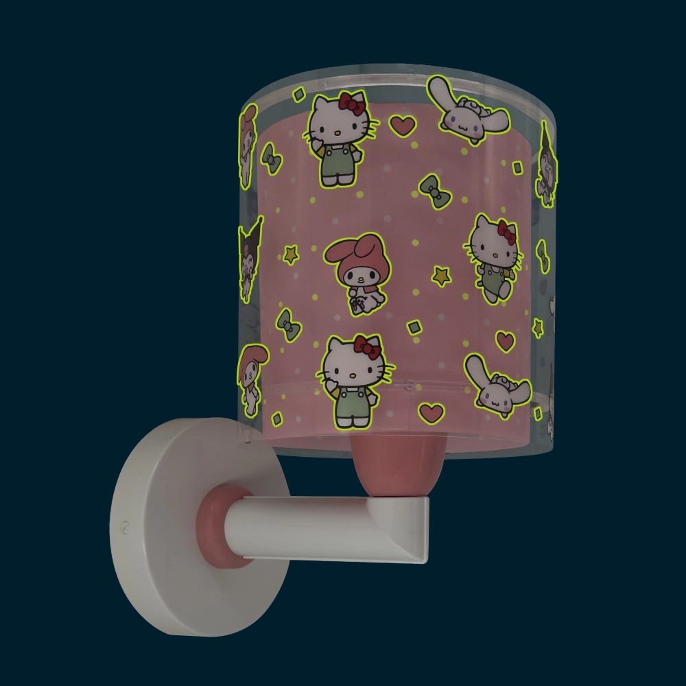 Wall lamp Hello Kitty & Friends pink Dalber 8420406412597