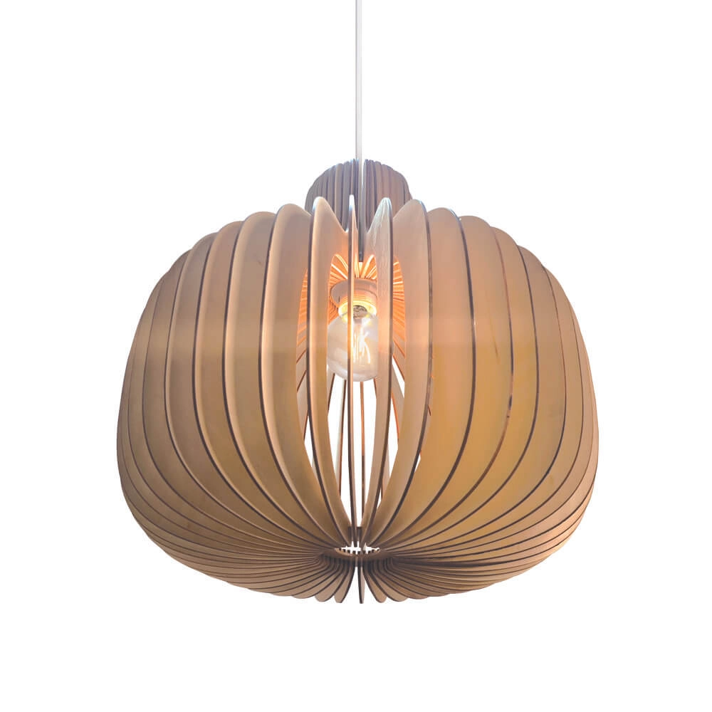 Design pendant lamp Hazo wood Ø 43cm Nordlux 5704924024276