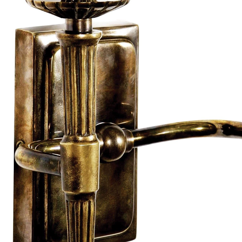 Antique candlestick Hampton 2-light - antique copper (ant) Limehouse