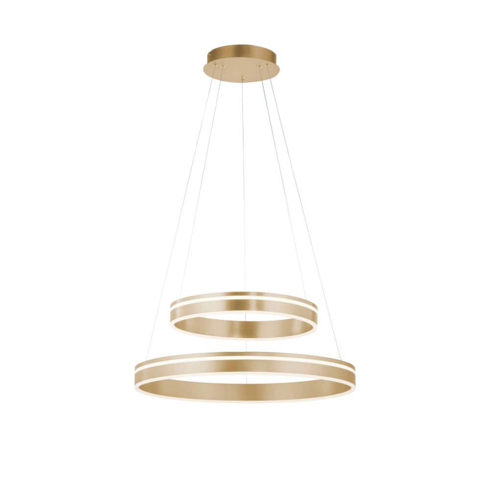 Pendant lamp Q-Vito Ø 59cm brass Paul Neuhaus 4012248357781