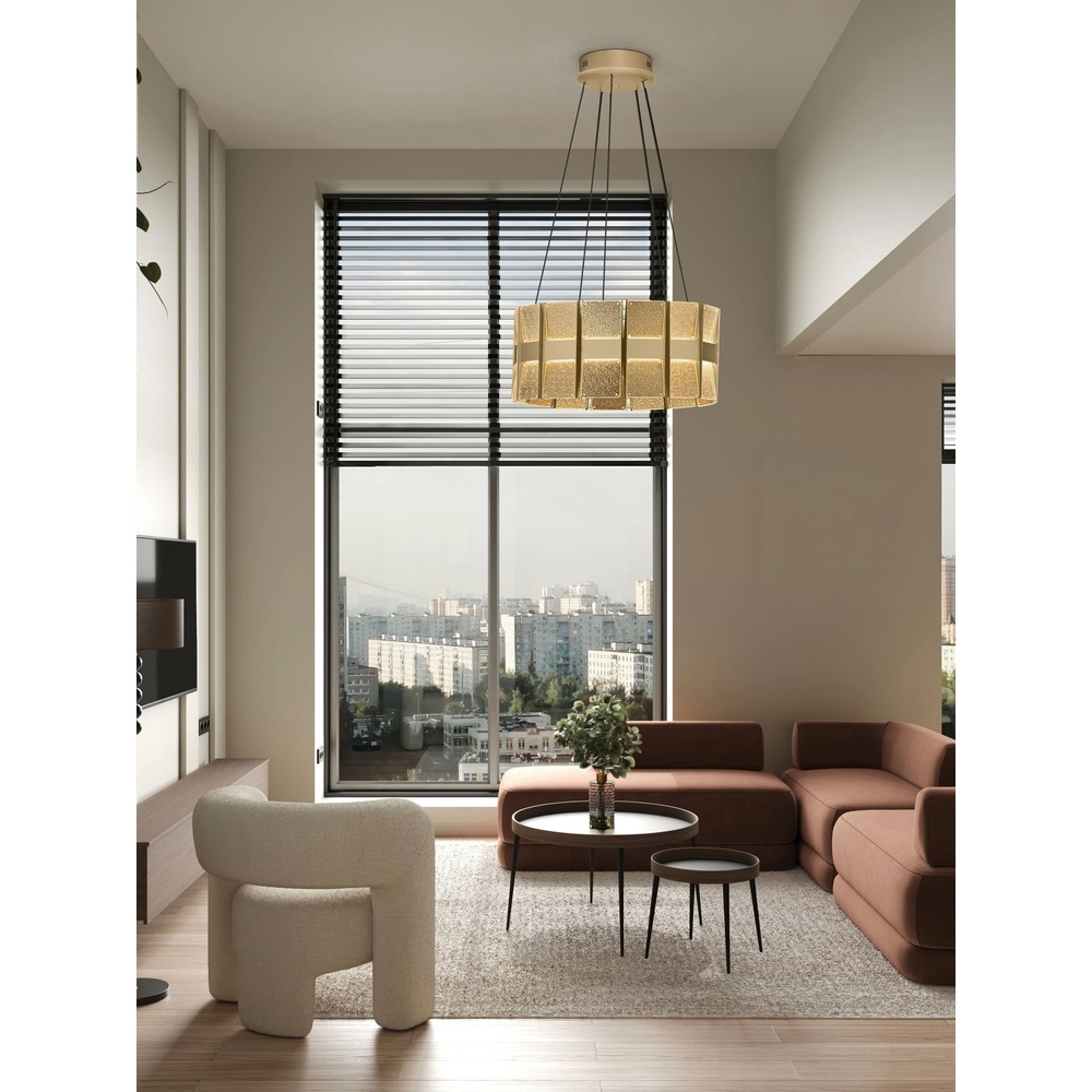 Design pendant lamp Montez Gold