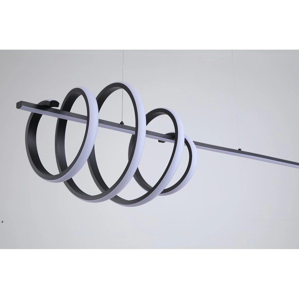 Pendant lamp Sword black Searchlight 5053423302232