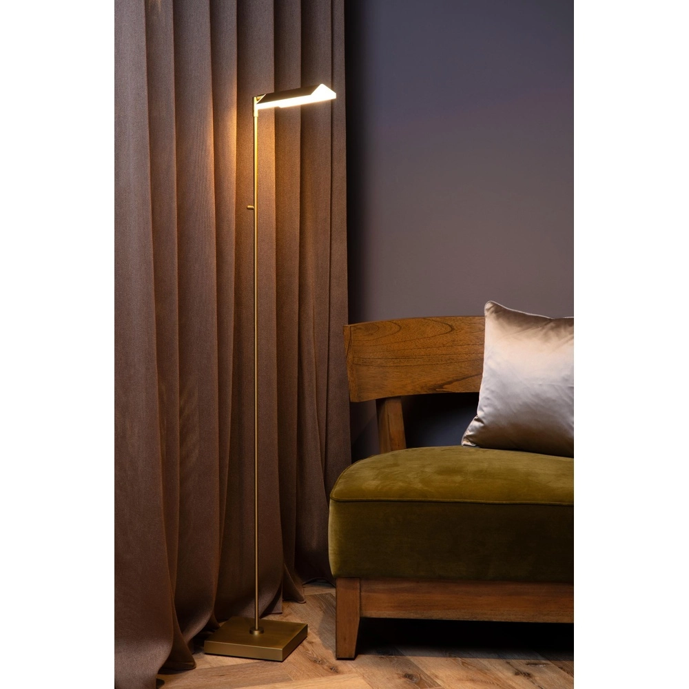Led reading lamp Aaron design brass Lucide 5411212194015