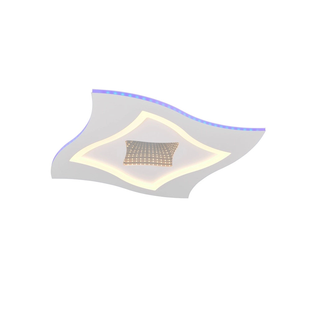 Modern ceiling lamp Klint white 50cm Trio 4017807653465