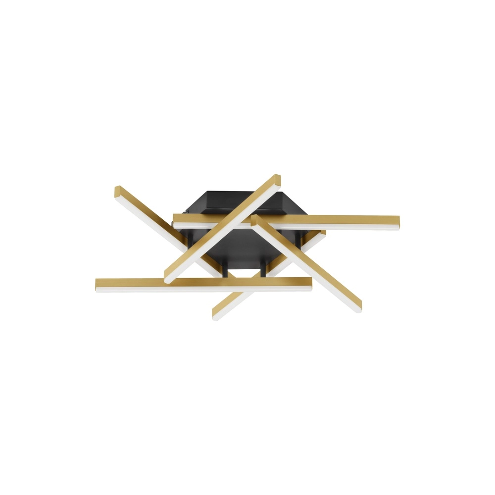 Ceiling lamp Hyde black with gold Lyora 5212017446190
