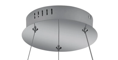 Led pendant light Parma chromium Trio 4017807525700