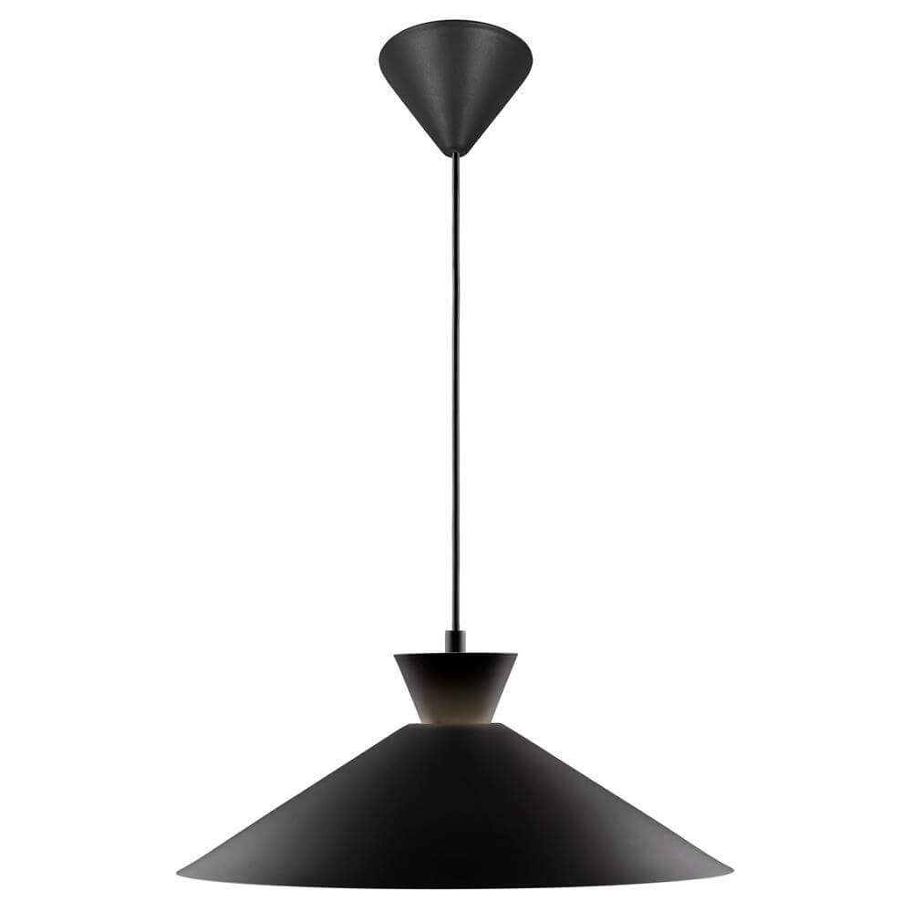 Sleek pendant lamp Dial black Ø 45cm Nordlux 5704924013737