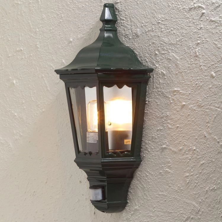 Green outdoor lamp Firenze with motion detector KonstSmide 7318307230604