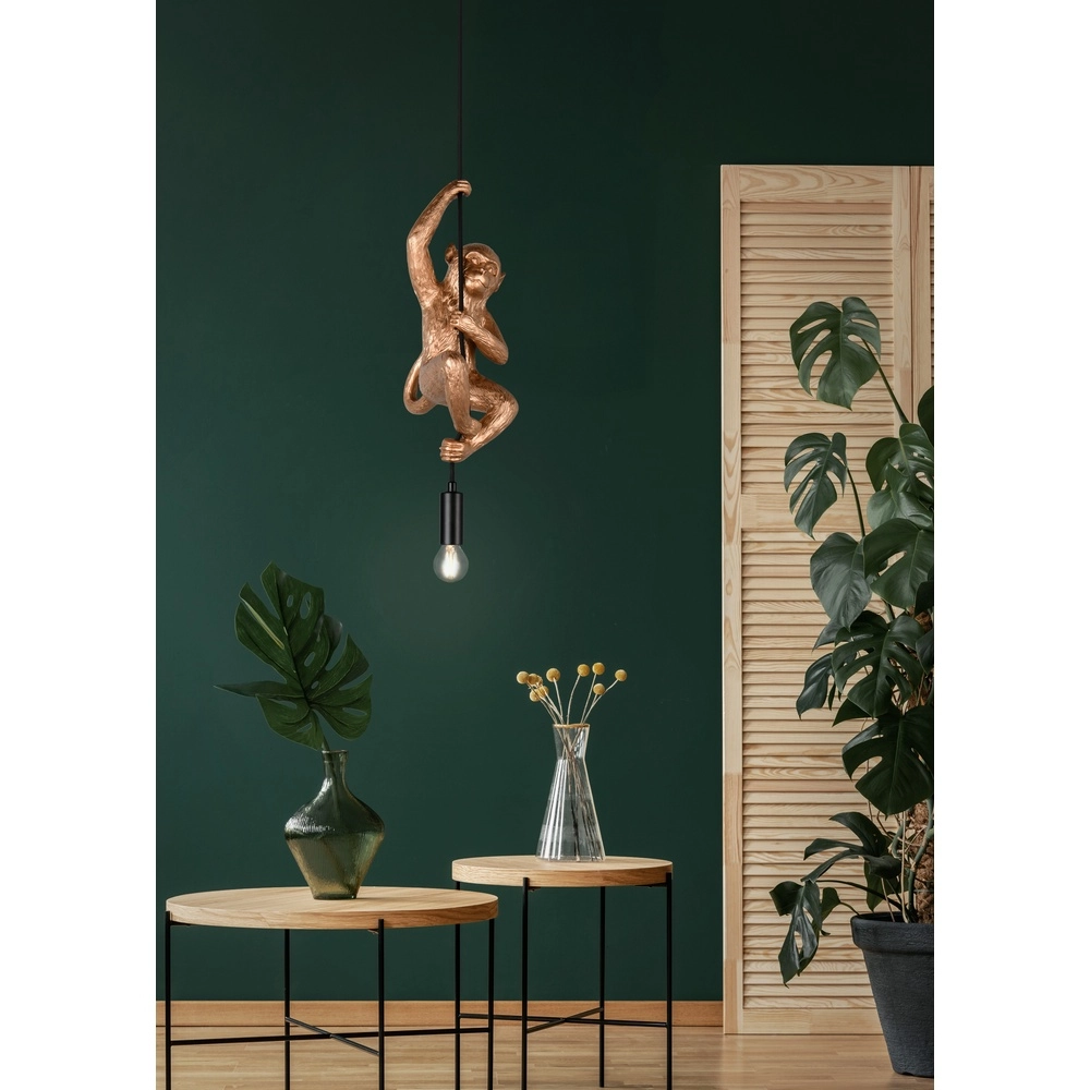 Pendant lamp Fips monkey gold Trio 4017807667998