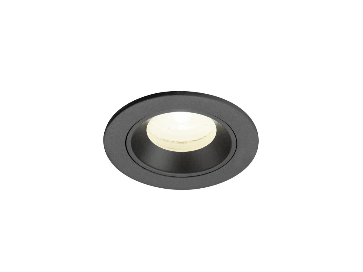 Recessed spotlight Numinos XS black 4000K - 20deg