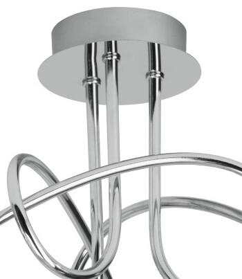 Design ceiling lamp Joya 3-light grey Brilliant 4004353216077