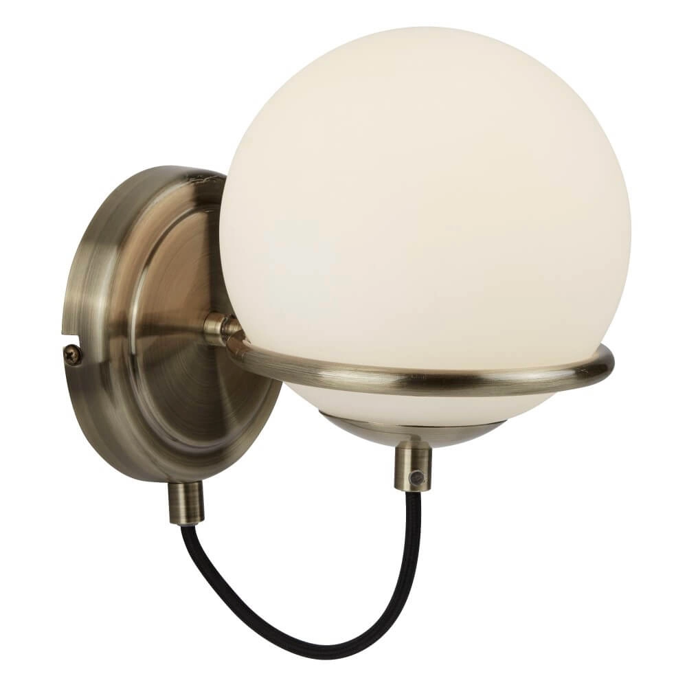 Wall lamp Sphere with glass ball