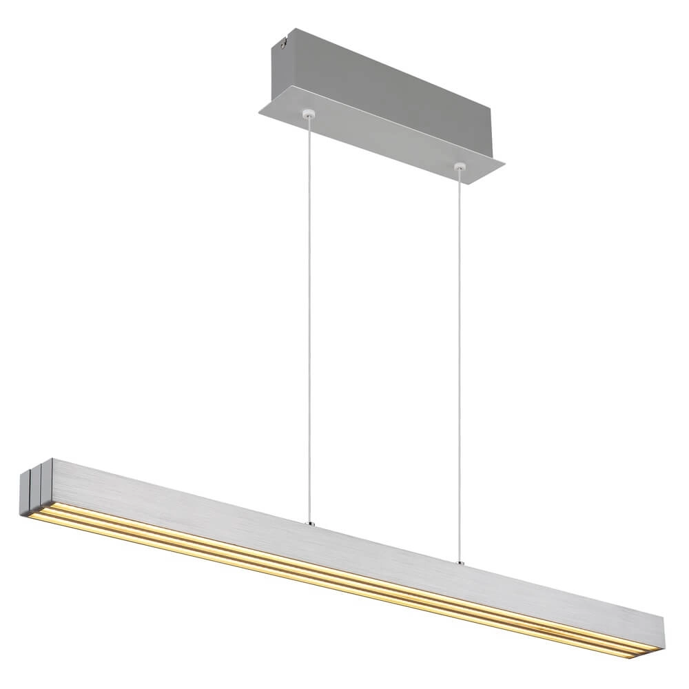 Design pendant lamp Ethan 150cm brushed Globo 9007371474233