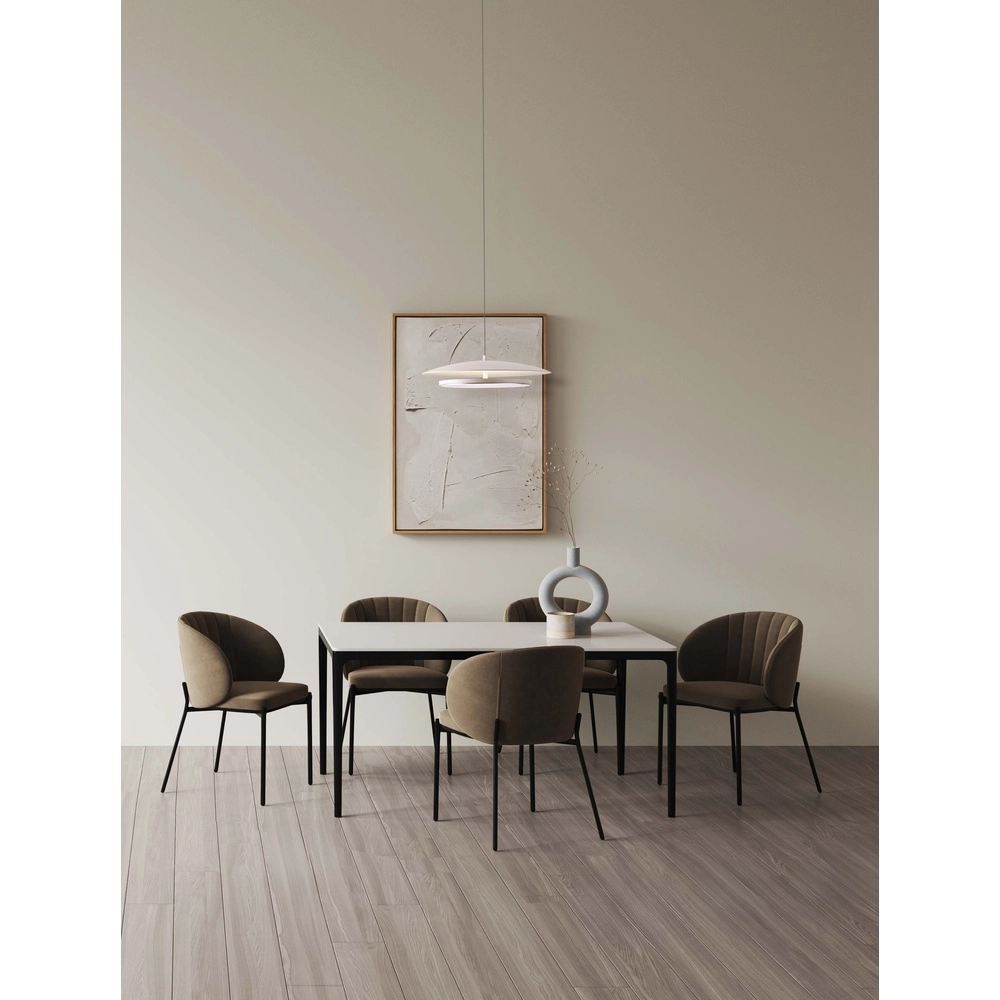 Design pendant lamp Olos white Ø 35cm Lyora 5212017456991