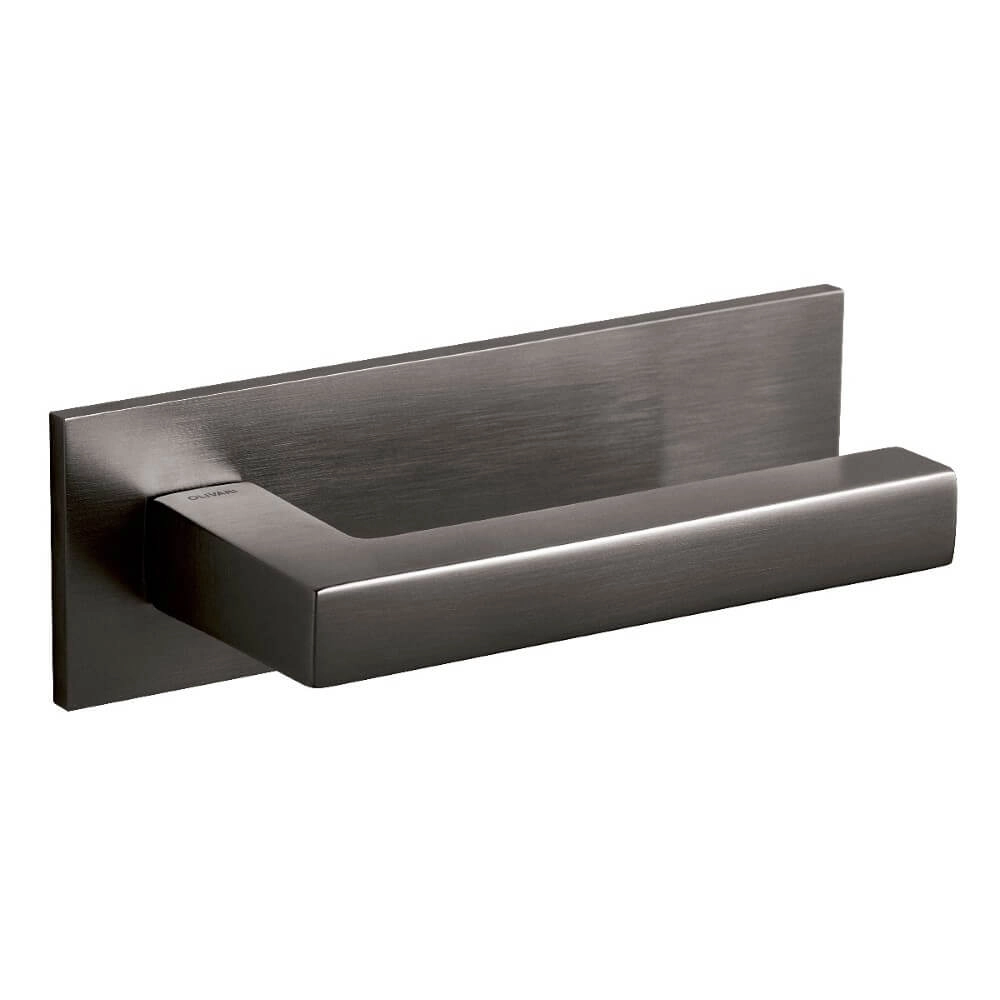 Door handle ABC horizontal shield anthracite