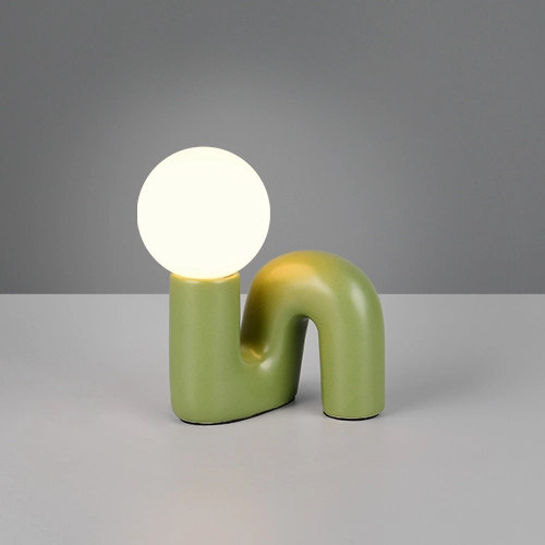 Table lamp Quinn Green Trio 4017807682281