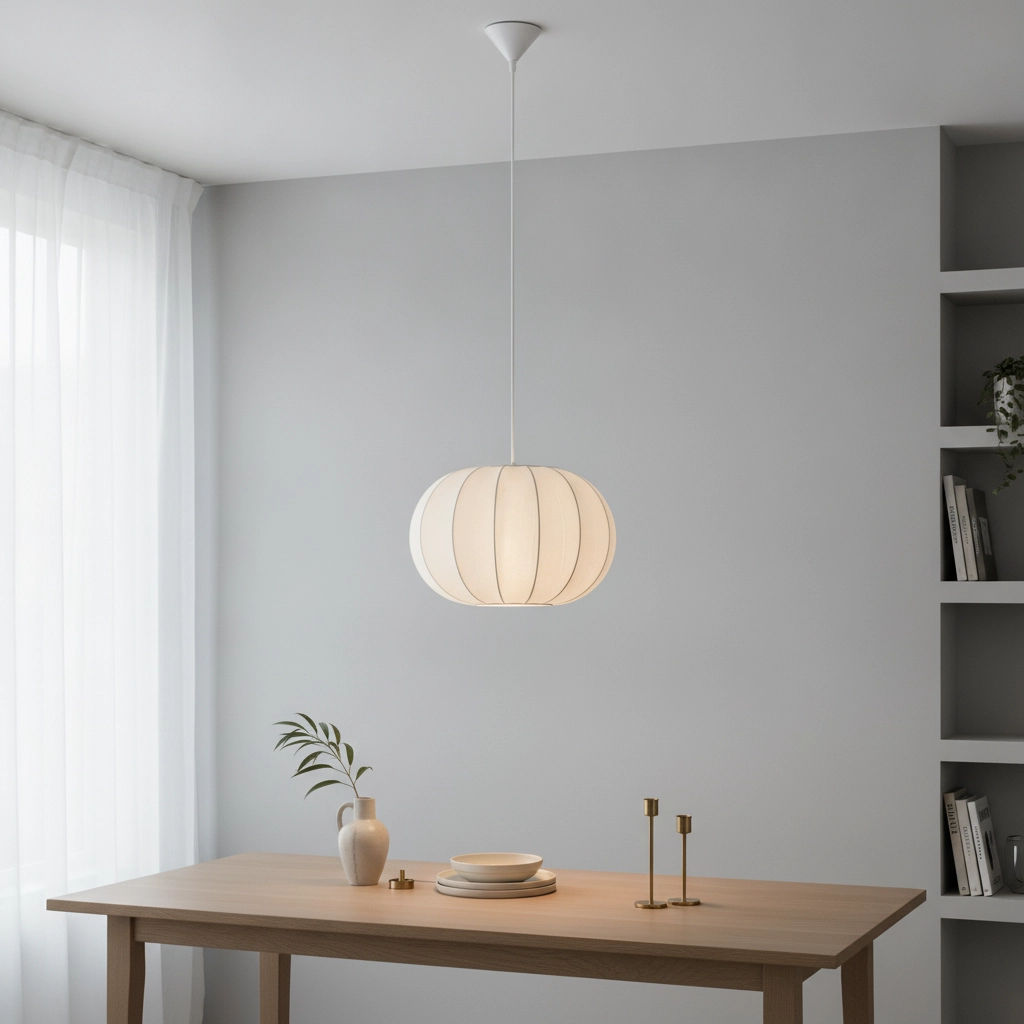 Pendant lamp Delina white