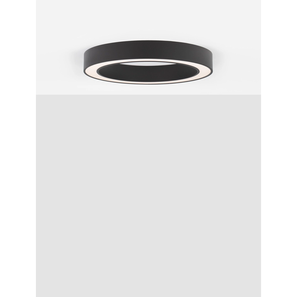 Ceiling lamp Morbido black Ø 60cm Lyora 5212017438584
