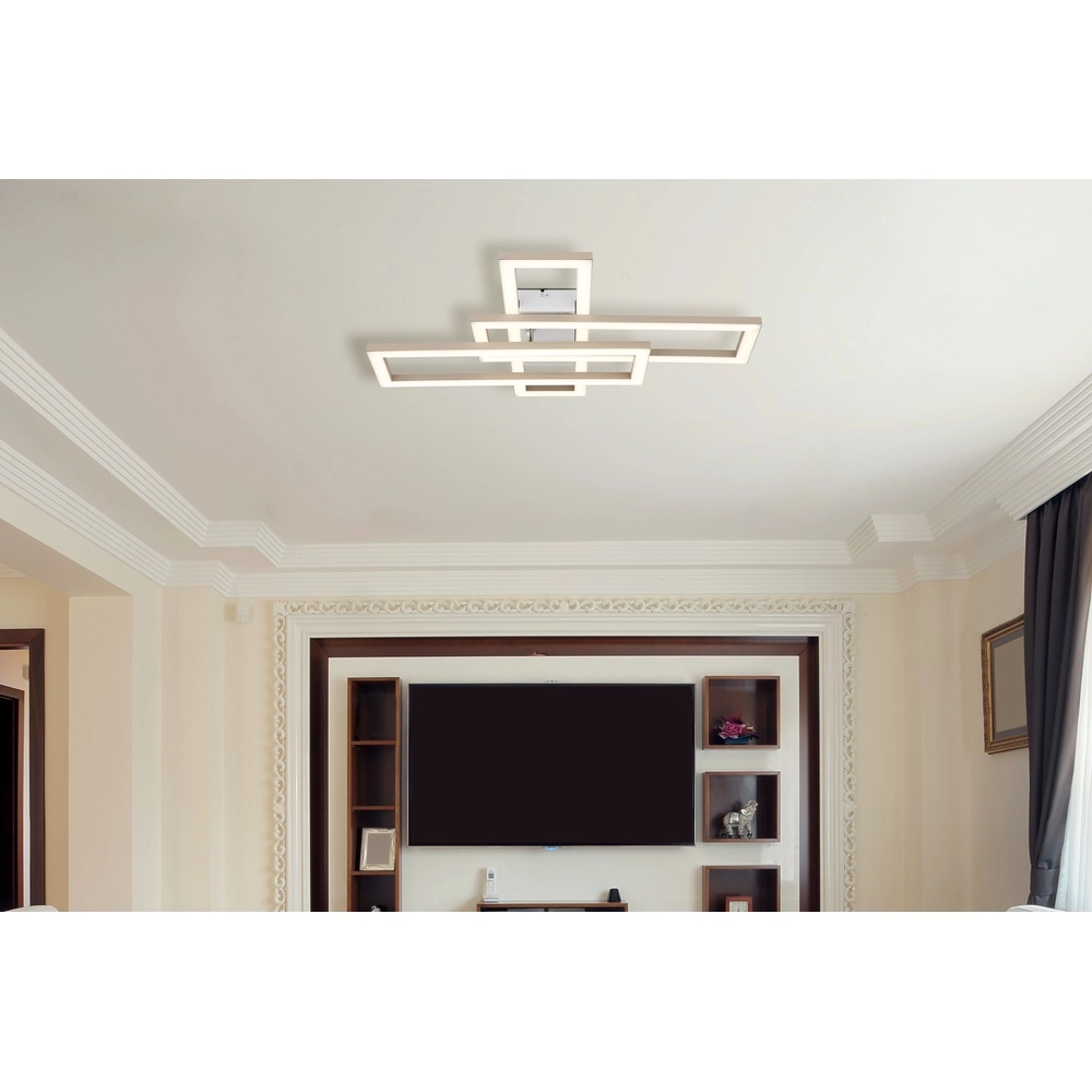Modern ceiling lamp Wilton sand brown 40cm Globo 9007371575800