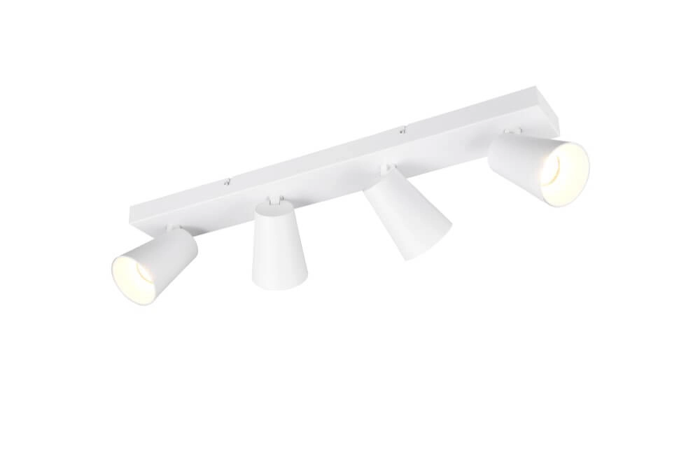 4-light surface-mounted spotlight Sharp white Trio 4017807613117