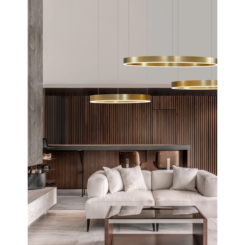 Pendant lamp Motif gold Ø 100cm 3000K Lyora 5212017421982