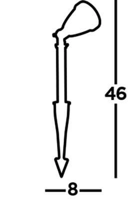 Garden spike spot Spikey Searchlight 5053423189611