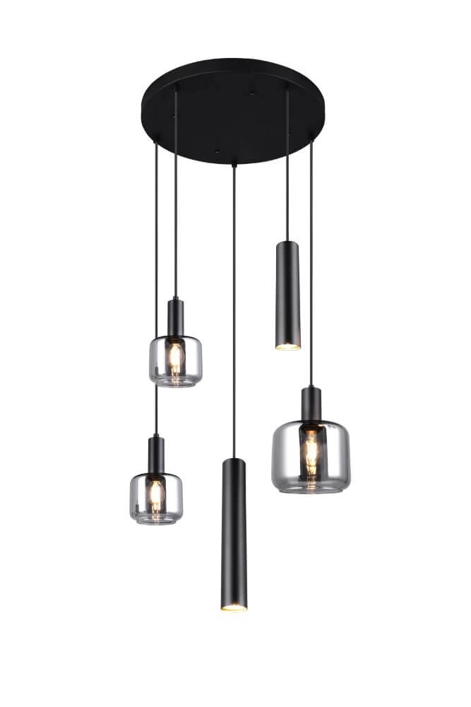 Vide pendant lamp Mataro with pendants