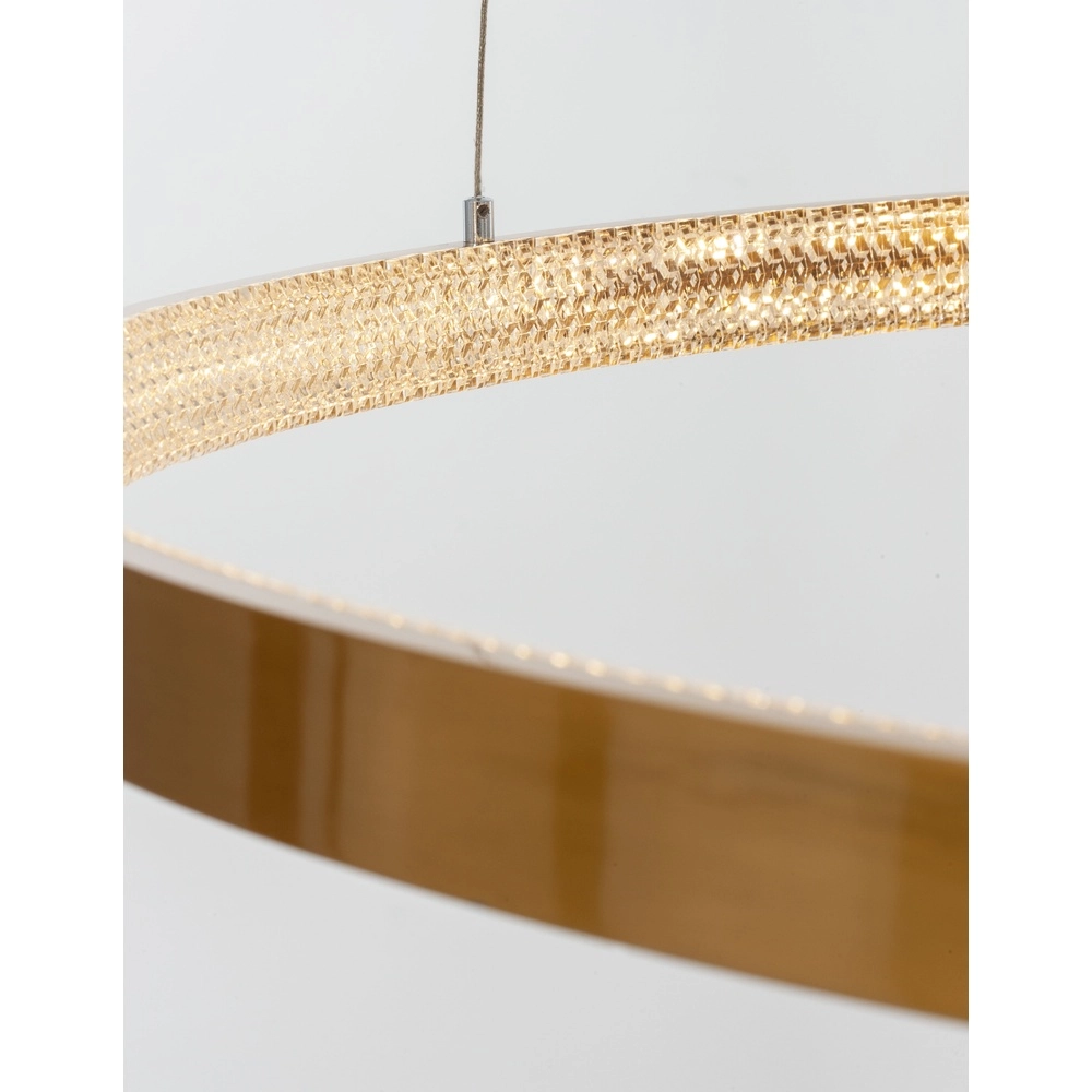 Pendant lamp Preston gold Ø 100cm Lyora 5212017424099