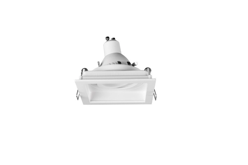 Adjustable recessed spot Kenai GU10 square white Trio 4017807455946
