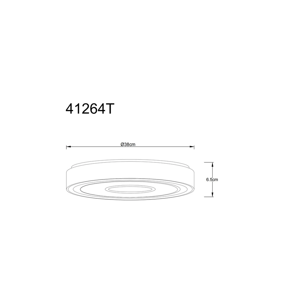 Ceiling light Astania white Ø 38cm Globo 9007371515332