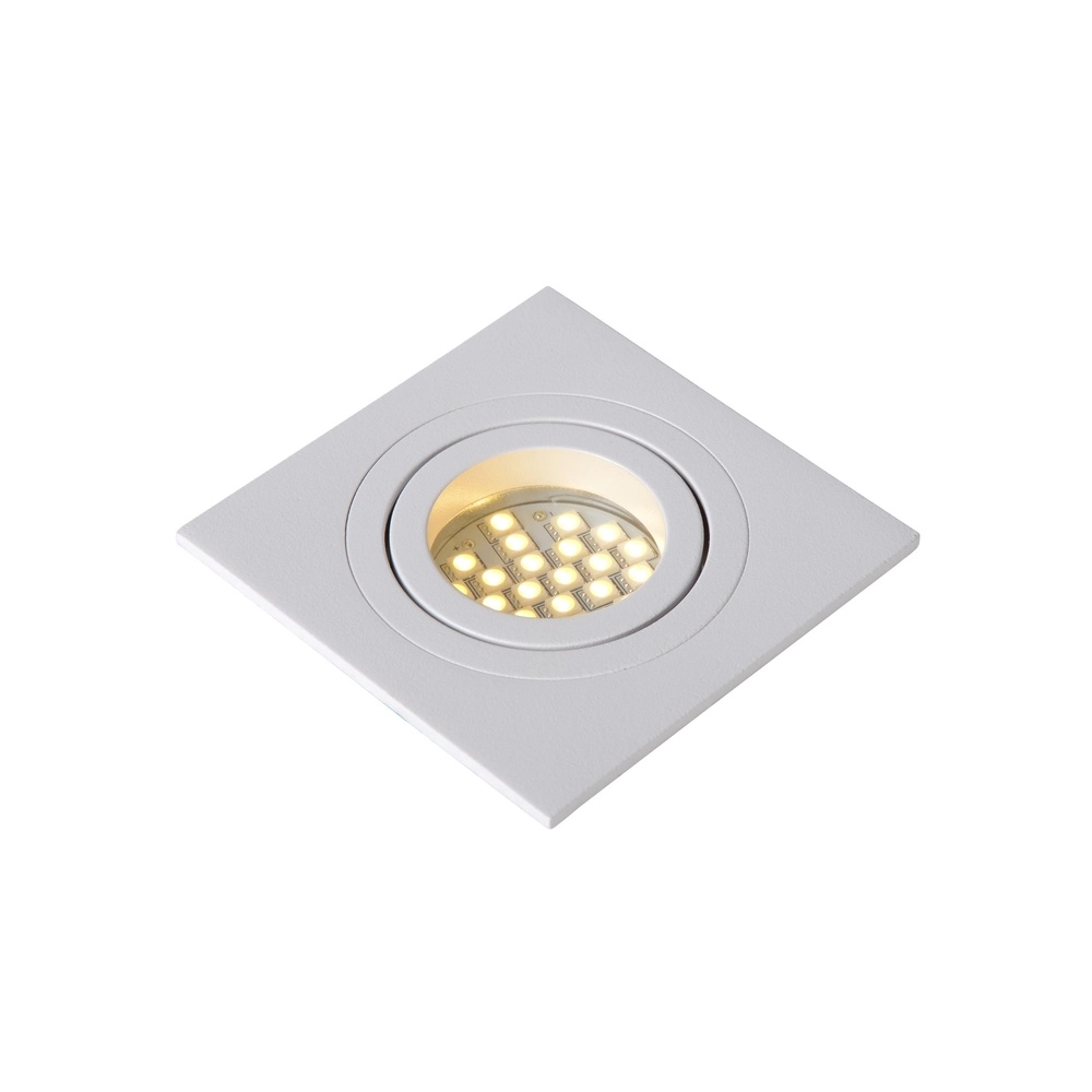 Recessed spotlight Tube square white Lucide 5411212220899