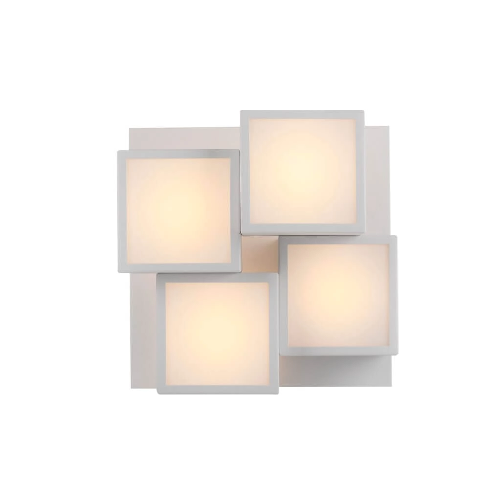 White ceiling lamp Tetris white Just Light 4043689004545