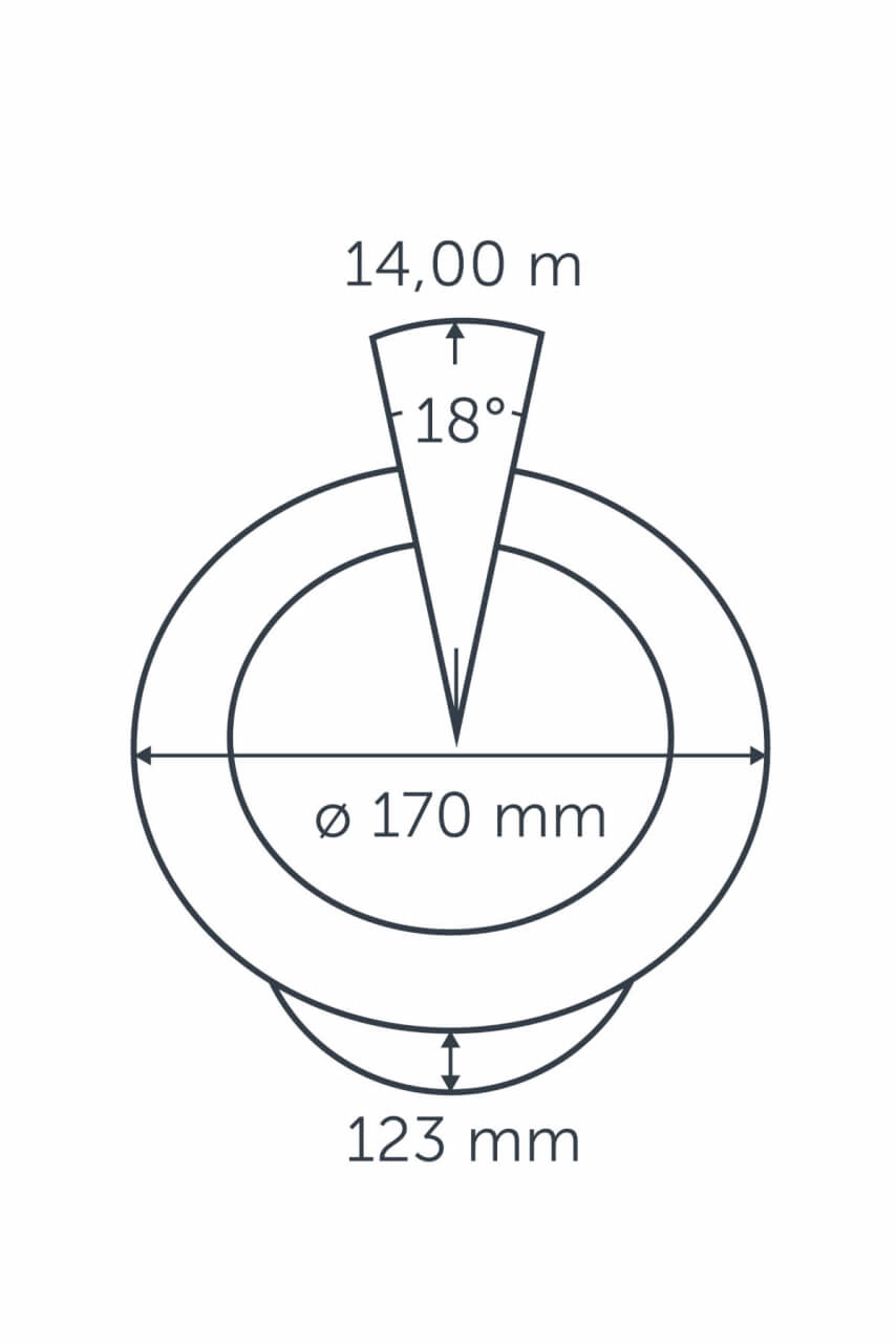 Ground spot Big Nero Narrow 12 volt LED In-lite 8717051004582