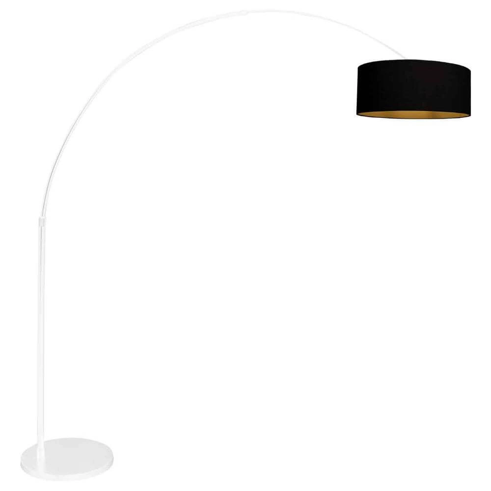 Arc lamp Sparkled Light white with black hood