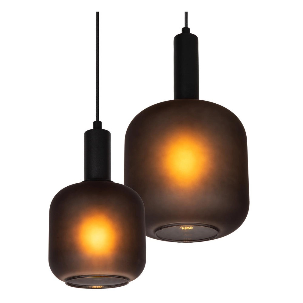 Black pendant lamp Eloise 4-light Lucide 5411212452474