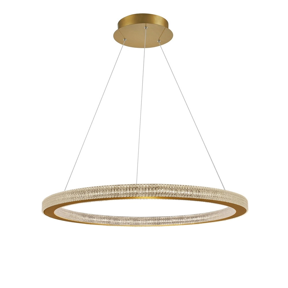 Pendant lamp Fiore gold Ø 80cm Lyora 5212017424143