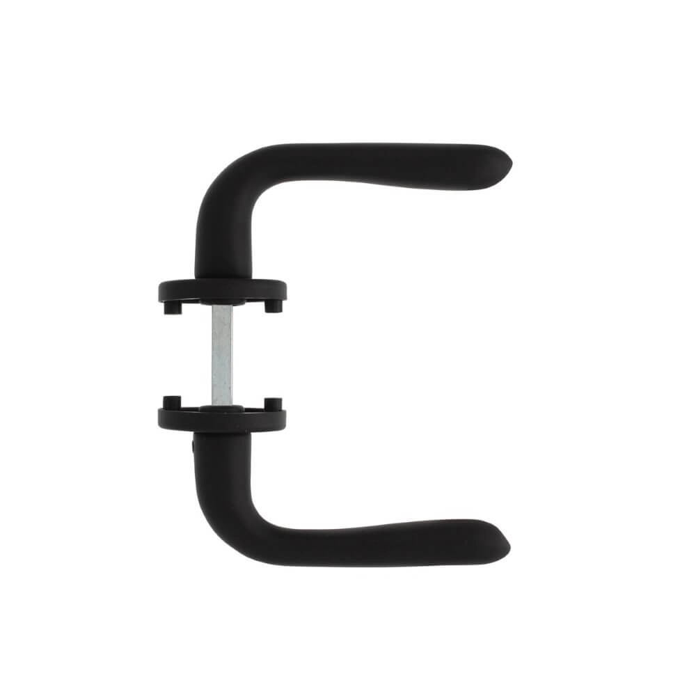 Door handle Merredin aluminium black Ø 5cm Intersteel 8714186505236