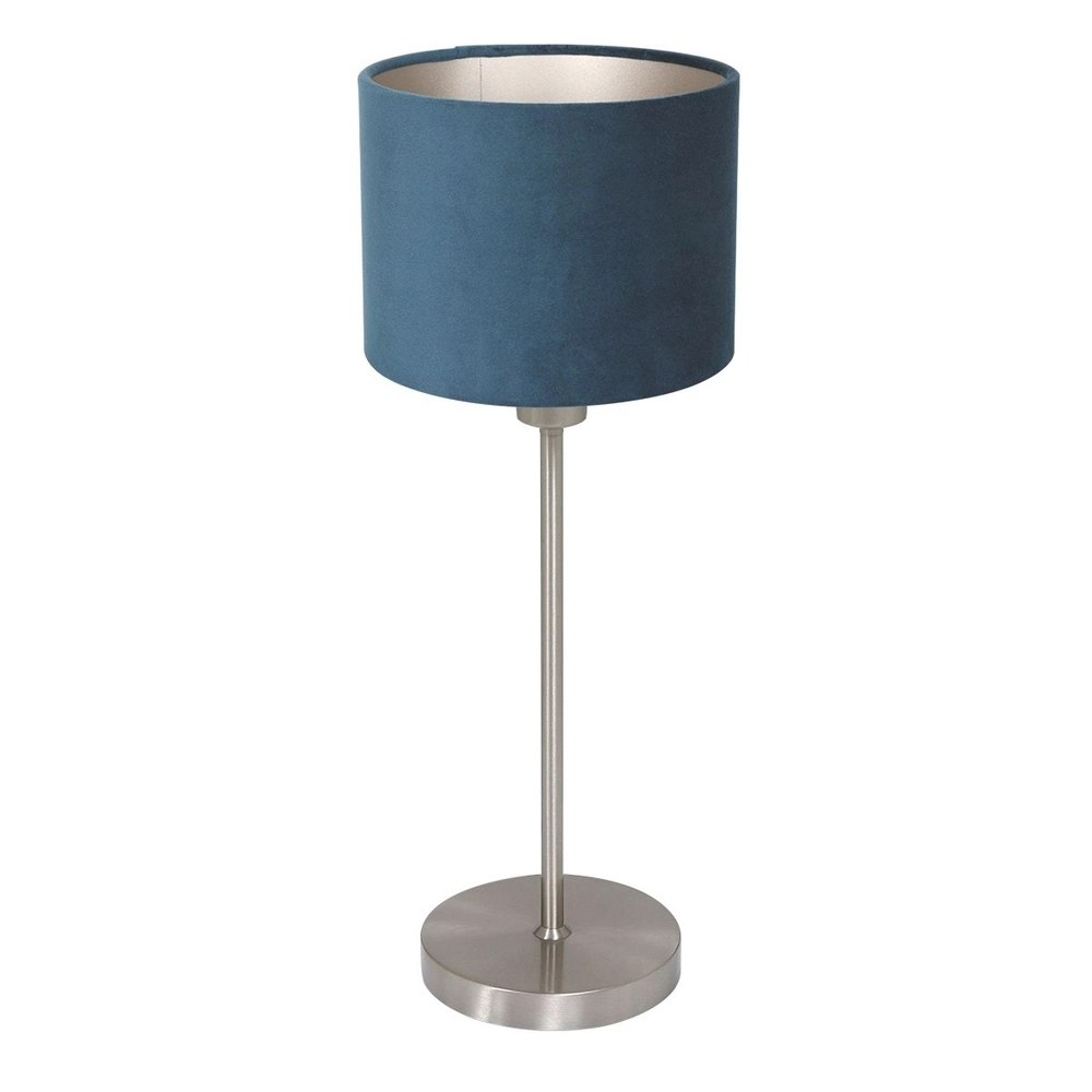 Table lamp Noor with blue hood Steinhauer 8712746182118