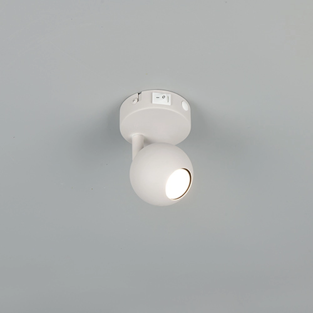 Surface-mounted spot Enaro Single Grey