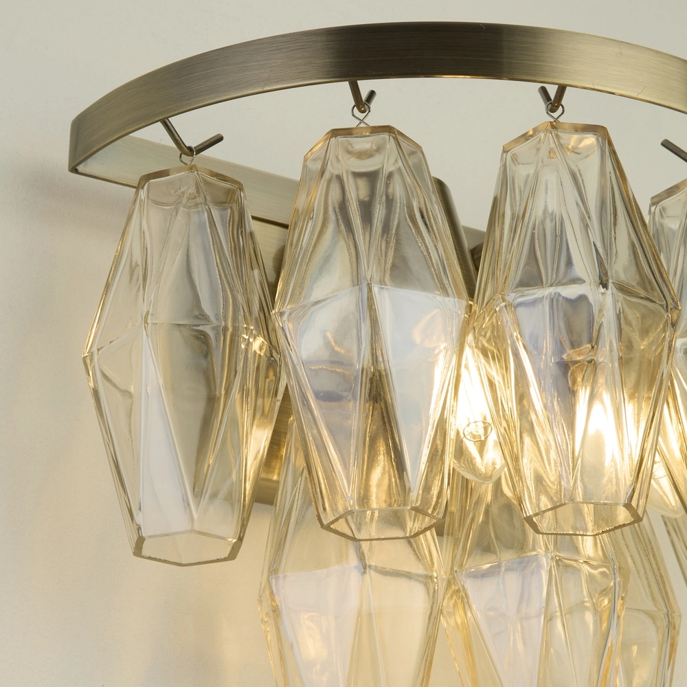 Wall lamp Alba Antique brass