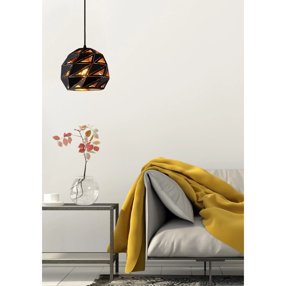 Design pendant lamp Malunga Black Lucide 5411212210951