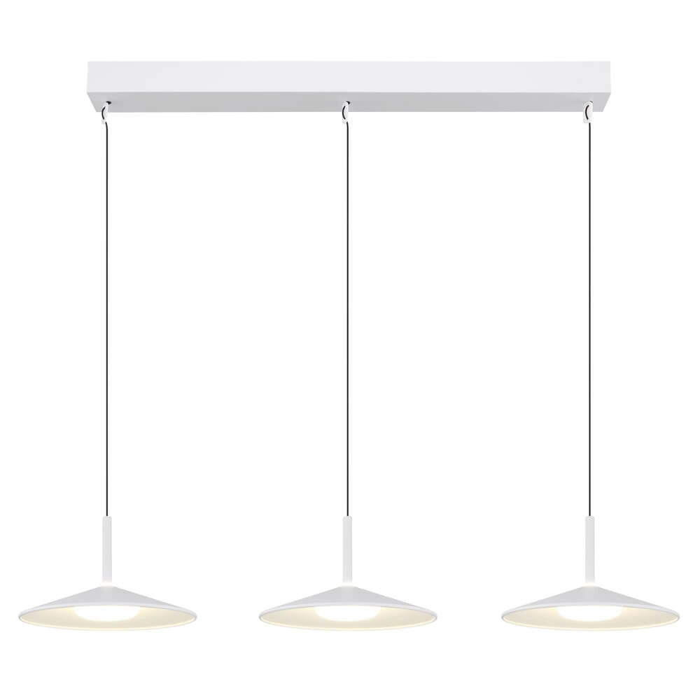 Design pendant lamp Lampone 3-light white Globo 9007371474806