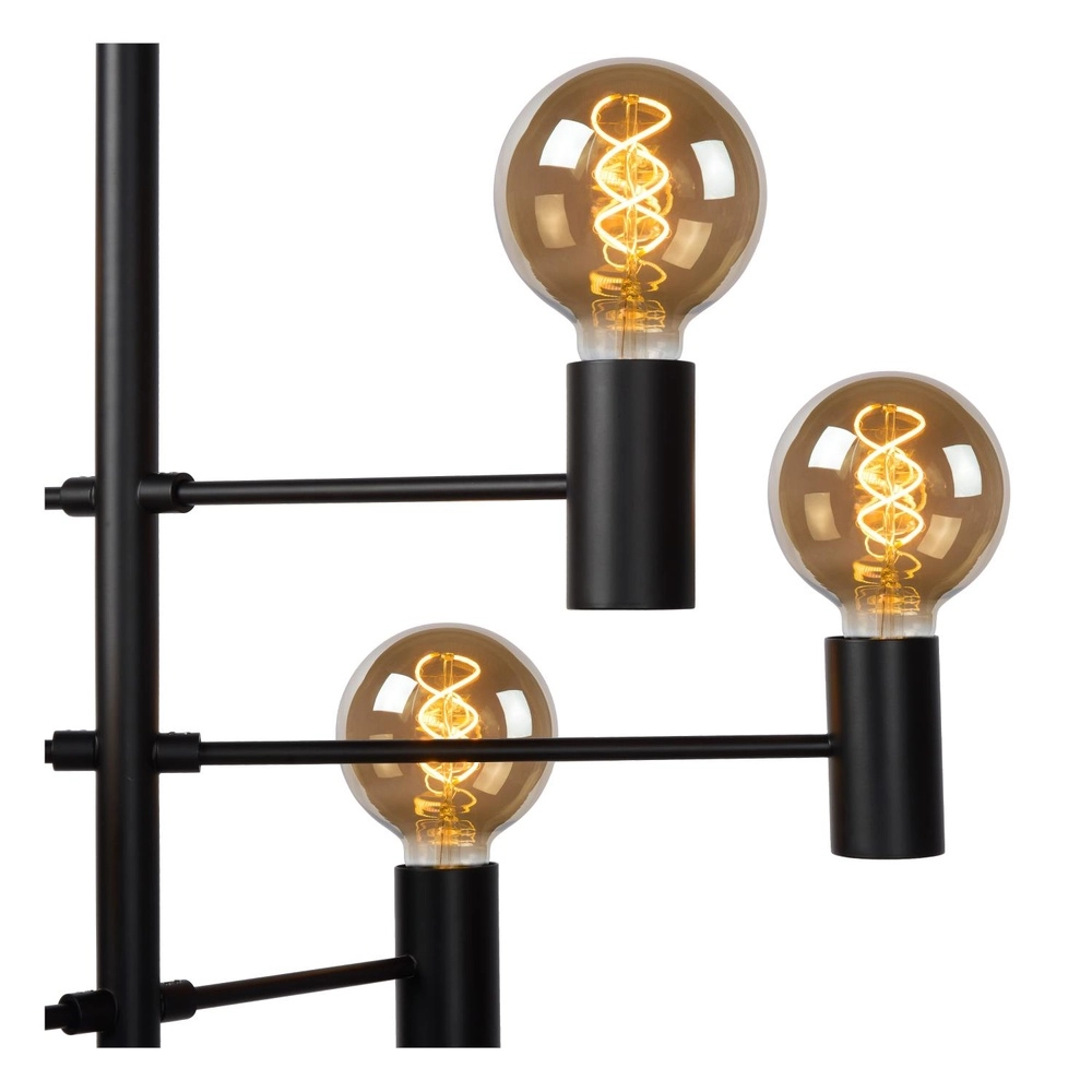 Pendant lamp Leanne 10-light black Lucide 5411212211101