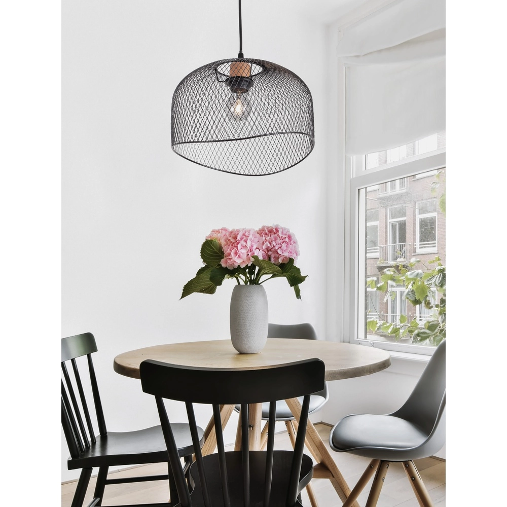 Cage lamp Lyron black