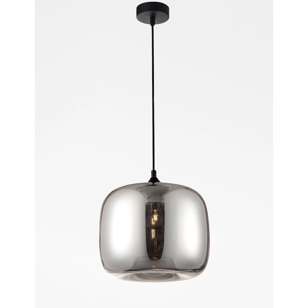 Pendant lamp Savaz chrome glass Ø 28 x 23cm