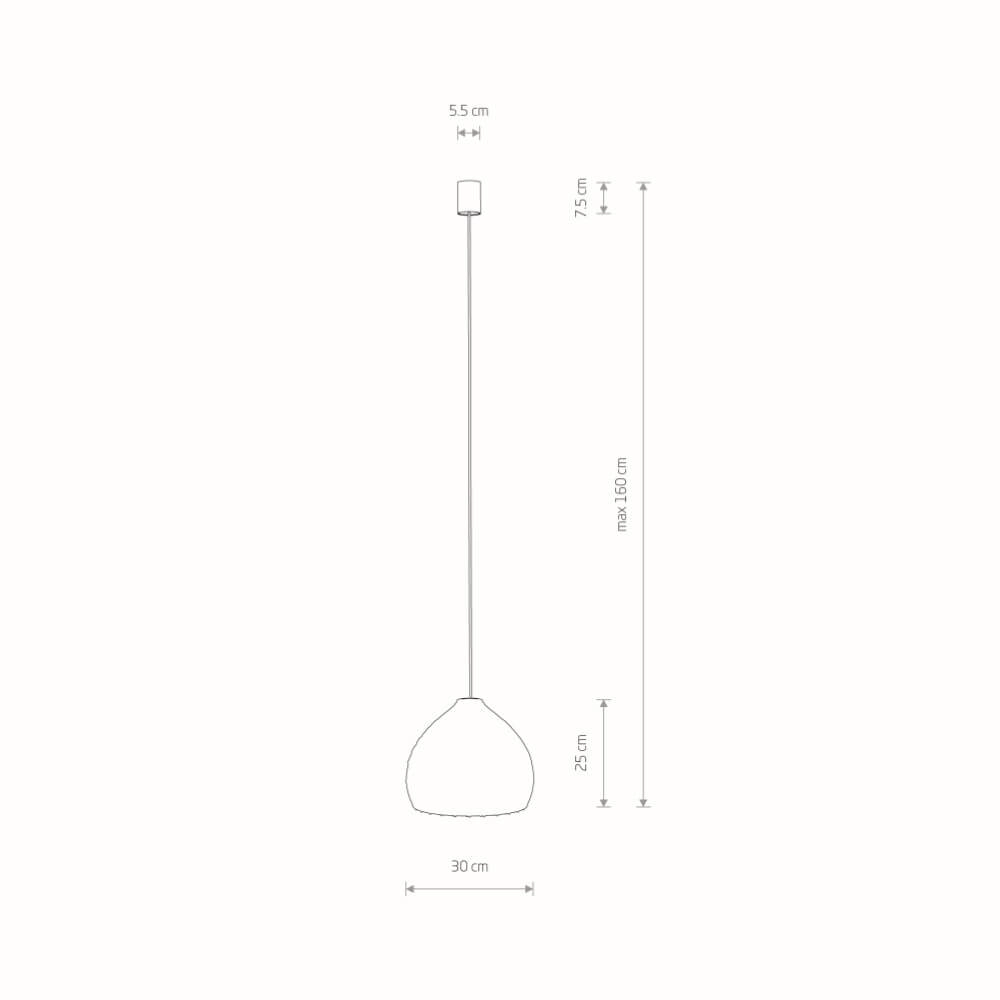 Rattan pendant lamp Boho S Ø 30cm Lyora 5903139111508