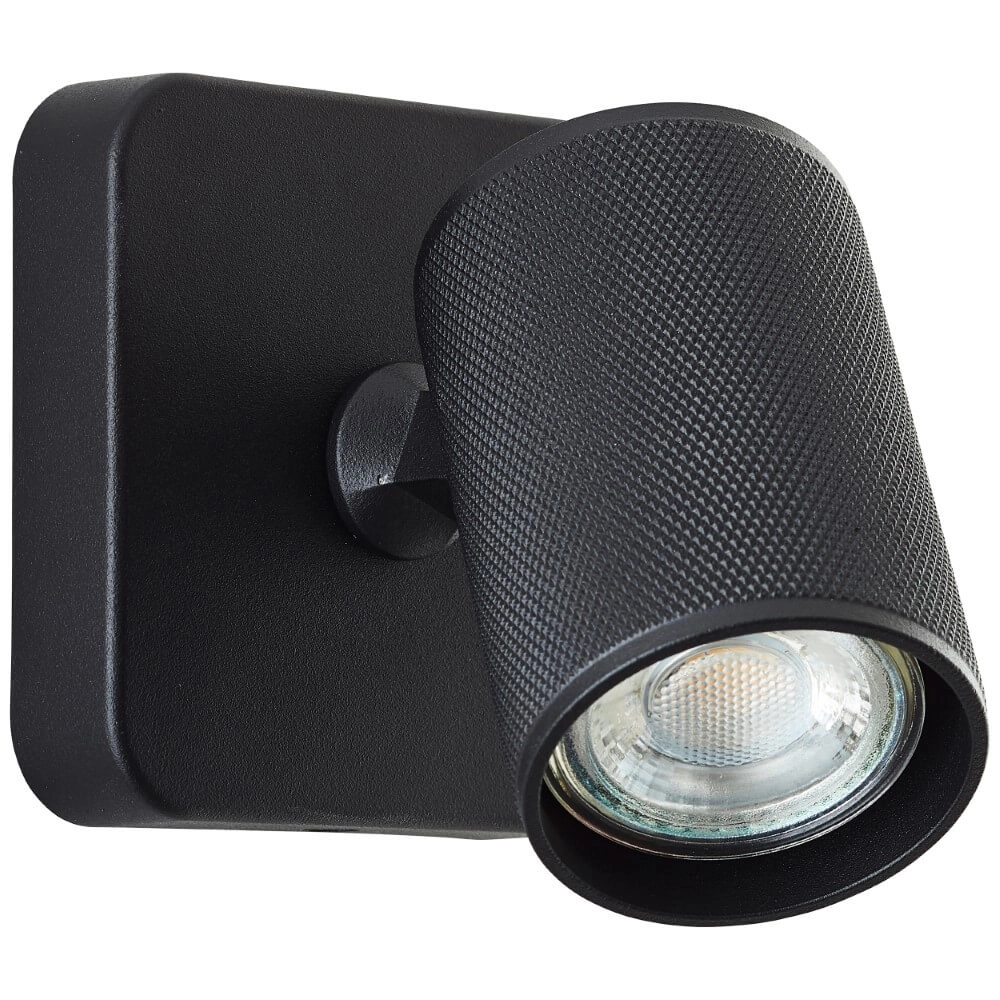 Surface-mounted spot Marty black Brilliant 4004353424366